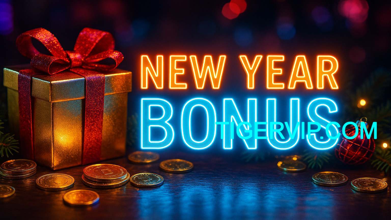 Promoções de Ano Novo no TIGERVIP